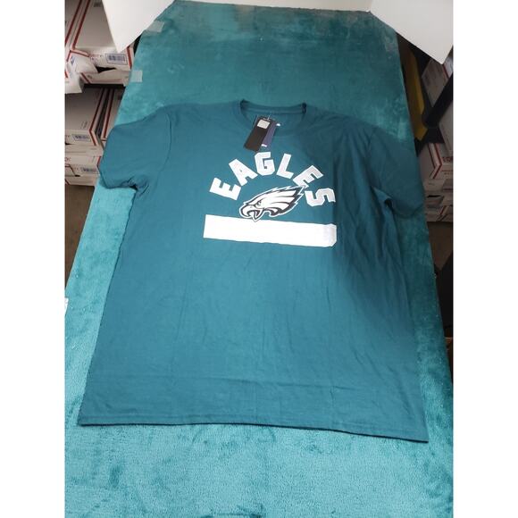 Philadelphia Eagles Shirt Size Extra Large Mens Green Fanatics Football NFL NWT - Picture 1 of 8